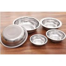 1PC New 6 Size Stainless Steel Soup Bowls Multi-function Round Soup Pot Soup Palte Dishes Kitchen Tools  LF 133
