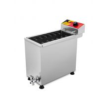 Professional 220V 110V Cheese Hot Dog Stick Fryer 25L Korean Mozzarella Corn Hot Dog Fryer Commercial Or Household