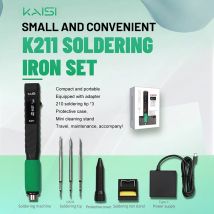 Kaisi k211 usb löt station c210 elektrischer lötkolben tragbare 65w typ-c schnell ladende handy reparatur schweiß werkzeuge