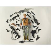 3.75" Gi Joe the trickshot logan chance w/5pcs Accessories Action Figure