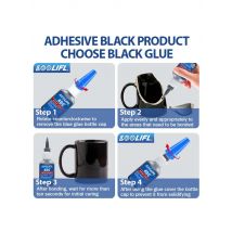 380 Black Tire Adhesive - Fast Bonding for Tire Cracks & Holes, Durable & Anti-Aging, Resists Oil & High Temperature, Ideal for