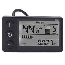 S866 Miernik wyświetlacza LCD roweru elektrycznego 24V 36V 48V Panel sterowania z wodoodporną wtyczką
