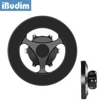 Supporto per telefono per auto con anello magnetico IBudim per base con testa a sfera da 17 mm Supporto per telefono per auto universale con magnete forte per iPhone MagSafe Xiaomi