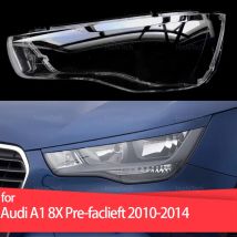 Für Audi A1 8X Pre-faclieft 2010-2014 Scheinwerfer Abdeckung Auto Scheinwerfer Objektiv Glas Ersatz Front Lampe Schatten auto Shell
