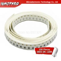 100Pcs 0805 SMD 1/4W resistor 0R - 10M 0 ohm 10R 100R 220R 330R 470R 1K 4.7K 10K 47K 100K 0 10 100 330 470 ohm