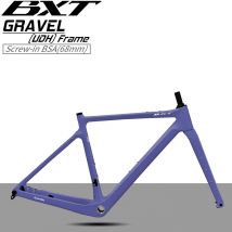 Cuadro de bicicleta de grava de carbono BXT, Cable completamente oculto, marco de carbono, horquilla a través del eje, freno de disco de grava, cuadro de bicicleta de carretera MTB de carbono 27,5