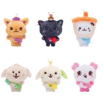 15 cm Kpop NTC WISH Sakuya RIKU YUSHI Periphere Tee Katze Puppe Plüsch Hund Schlüsselanhänger NTCWISH Cartoon Schlüsselanhänger Taschenanhänger Schlüsselanhänger