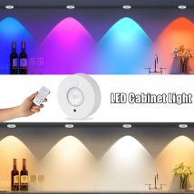 LED Nachtlicht RGB 12 Farbe drahtlose Schrank lampe Typ C wiederauf ladbare Fernbedienung für Raum Küchen schrank Beleuchtung