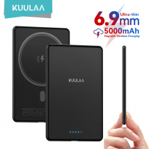 KUULAA Sottile Wireless Power Bank Magnetico 5000mAh Portatile di Ricarica Veloce 20W Batteria Esterna per Magsafe Per iPhone 16 15 14 13