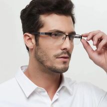 Reading Glasses Men Women High Quality Half-frame Diopter Glasses Business Male Presbyopic Eyeglasses +1.0 1.5 2.0 2.5 4