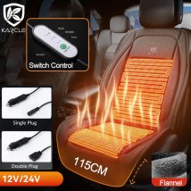 12-24V Riscaldato Seggiolino Auto Cuscino di Flanella Inverno Allunga Più Caldo Riscaldamento del Sedile Accessori Per Auto Pad Universale Riscaldatore del Sedile Auto copertura