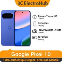 Google Pixel 10 Nowy Google Tensor G5 Tylna Potrójna Zaawansowana Kamera Tylna z Baterią 24-godzinną żywotnością + Smartfon