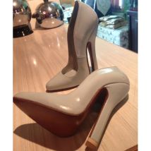 Solid Slip On Matte Leather Pumps Thin High Heel Sexy Fashionable Cool Summer Casual Big Size Woman Shoes Zapatillas Mujer