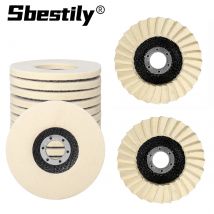 1/3Pcs Wolle Polieren Rad Polieren Pad Schleifen Disc 115mm 125mm Winkel Grinder Polieren Disc für metall Glas Keramik