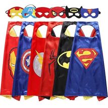 Disney Marvel Masquerade Mask Cape Cloak Anime Spider Man Batman Cloak Figurka akcji Marvel Toys Cosplay Dziecko Xmas Party Gifts
