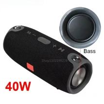 Altavoz Bluetooth TWS de 3600mAh y 40W, columna portátil impermeable para PC, reproductor de música de graves, Subwoofer Boombox con BT AUX TF usb