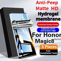 Magic8Pro Matte Screen Protector For Honor Magic 8Pro Privacy Hydrogel Film Magic8 Pro Soft HD Anti-Peeping Blue Full Coverage