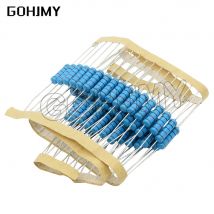 20 stücke 2W Metall film widerstand 1% 1R ~ 1M 2,2 R 4,7 R 10R 22R 47R 100R 220R 470R 1K 10K 100K 2,2 4,7 10 22 47 100 220 470 ohm