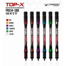 Topoint PR634 Barra principale Stabilizzatore da 18/24/27/30/34 pollici Barra laterale da 10/12/15 pollici per tiro con l'arco con arco composto
