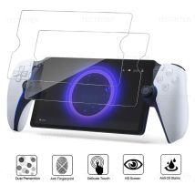 1/2 pezzi protezione schermo per Sony PlayStation PS5 portale palmare anti-graffio pellicola protettiva in vetro temperato accessori da gioco