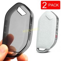 Przezroczysta obudowa kluczyka zdalnego sterowania do Kia Telluride Sorento EV3 EV5 EV9 Picanto K3 K4 K5 Carnival 2025 2026 czarna/przezroczysta