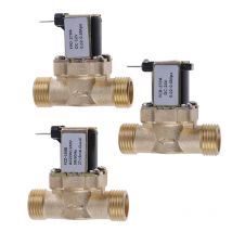 Elettrovalvola elettrica in ottone G1/2 ''DC 12v 24v AC220v per scaldacqua solare