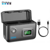 Probty DMW-BLK22 Portable Fast Charger for Lumix DC-S5, S5II, S5IIX, S5M2, S5M2X, S1RII, GH6, GH6L, GH5II, G9M2