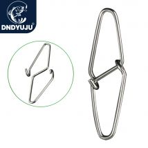 DNDYUJU 50 stücke Edelstahl Diamant Pin Angeln Wirbel Snap Angeln Locken Pin Angeln Locken Stecker Angeln Zubehör