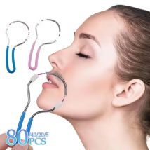 1-80PCS Gesichts Haar Remover Threading Gesicht Epilierer Schmerzlos Lippe Kinn Hals Haar Epilierer Frühling Gesichts Schönheit werkzeuge für Frauen