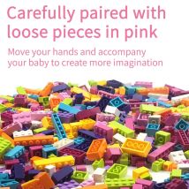 Kinder Partikel Bausteine Montage Baby Kreative Bausteine Vielseitige Puzzle Männliche und Weibliche Spielzeug File