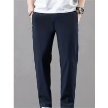 2025 männer Licht Casual Hosen Business Stretch Slim Fit Elastische Taille Jogger Koreanische Klassische Blau Schwarz Grau Männliche Marke hosen