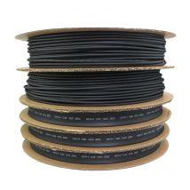 Black Heat Shrink Tubing 1-14mm Diameter Heatshrink Sleeving Wrap for DIY Wire Connector Repair - Assorted Sizes