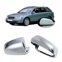 Für Audi A4 S4 8E 8H 2000 2001 2002 2003 2004 2005 2006 2007 2008 2009 Matt verchromte Rückspiegelabdeckung Ersatz