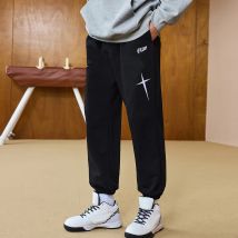 Vielseitige lässige Jogging hose für den täglichen Gebrauch Flash Star Stickerei Sport hose Herren Jogger Kordel zug Jogger hose Streetwear