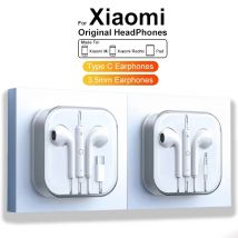Słuchawki przewodowe typu C do Xiaomi 14 13 12 11 Pro Ultra Lite 3,5 mm Słuchawki do Redmi POCO Huawei Samsung Akcesoria do słuchawek dousznych