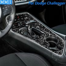 Für Dodge Challenger 2014-2018 geschmiedete Kohle faser Schalttafel dekorative Abdeckung Auto Innendekoration Zubehör Aufkleber