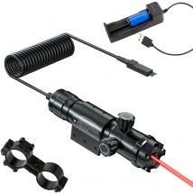 Outdoor Hunting Rifle Green Dot Laser Red Dot Laser Sight With Pressure Switch 11mm 20mm Rail Mount