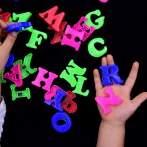 29 stücke spanische Buchstaben Kühlschrank magnetisches Alphabet Kühlschrank Aufkleber Raum dekoration proshool Kinder frühes Lernen hilft Spielzeug