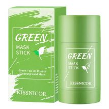 1/10Pcs Green Tea Face Cleansing Mask Stick Shrink pores Blackhead Remover facial Cleansing Moisturizing Mask SkinCare Face Care