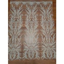 Tessuto di pizzo con perline 3D con paillettes lucide, abito da sposa da sposa, tessuto decorativo fai da te, RS4888, 10 colori