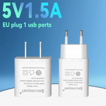 5V 1.5A Power Adapter For Outdoor Security Camera IP66 Waterproof AC 100-240V to DC 5V 1.5A Power Supply Charger US EU Plug