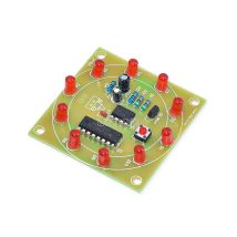 NE555 CD4017 Led Lucky Plattenspieler Herstellung Kit 3V DIY Elektronische Kit Simulation Rocker Diy Produktion Schweißen Lehre Praxis