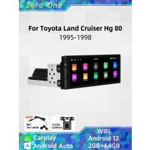 1 Din Radio Android Car Multimedia for Toyota Land Cruiser Hg 80 1995-1998 6.9" Screen Stereo Head