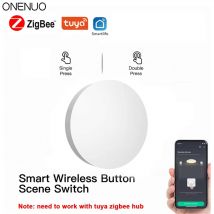 Tuya ZigBee-Taste Szenenschalter Intelligente Verknüpfung Smart Switch Batteriebetriebene Automatisierung Arbeiten Sie mit Smart Life Zigbee-Geräten
