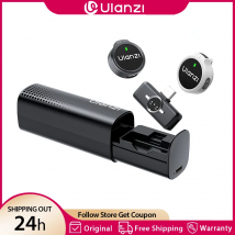 Ulanzi A21 Wireless Lapel Microphone 100M Transmission Dual Recording Noise Cancellation for Cameras Phone Video Recording Live