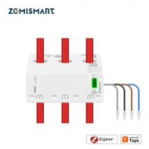 Zemismart Zigbee Smart Energy Meter 3 Phase 4 Wire Power Monitor Sensor Zigbee 2MQTT Home Assistant Control 208V 415V