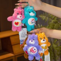 15 cm Care Bears Plüschtiere Fantasie Regenbogen Bär Anhänger Tasche Zubehör Schlüsselanhänger Tasche Auto Anhänger Valentinstag Geschenk