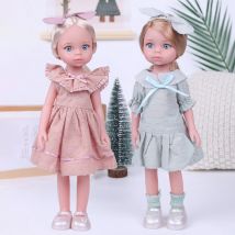 Realistische 14-Zoll-Babypuppe, Mädchenspielzeug, Figuren sammeln Spielzeug, Geburtstagsgeschenke für Kinder