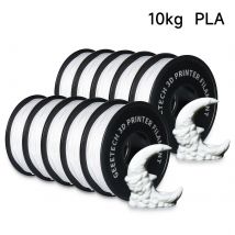 Geeetech-filamento de plástico PLA de 10Kg para impresora 3D, 1,75mm, sin enredos, materiales de alambre de impresión 3d, embalaje al vacío