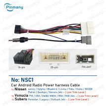 Auto Stereo Kabel Power kabelbaum Adapter NSC1 für Nissan sunny Sylphy Bluebird Livina Tiida Kicks NV200 Patrol Qashqai